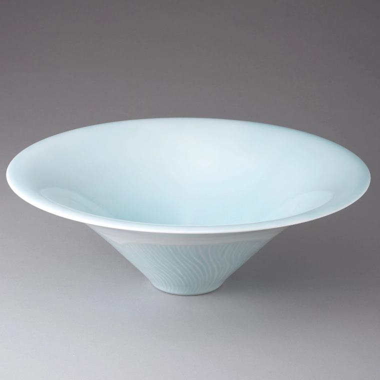 photo Bowl with Glaze in Kakewake Style