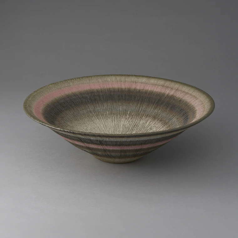 photo Bowl with Glaze in Kakewake Style
