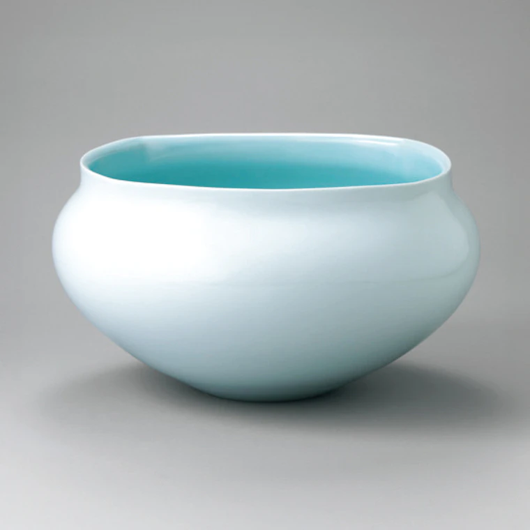 photo Bowl with Glaze in Kakewake Style