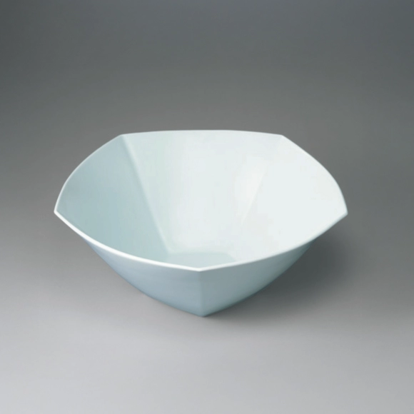 White Porcelain Hexagonal Bowl