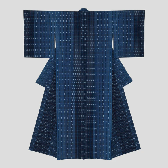 Kimono of Kurume Kasuri 