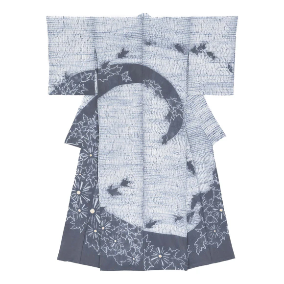Tie-dyed Formal Kimono "Chrysanthemum festival"