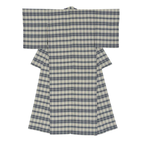 Kimono of Cotton Fūtsū "Thin Ice"