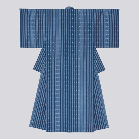 久留米絣着物「海深くから」(松枝 崇弘)｜ギャラリージャパン