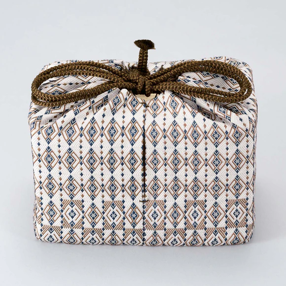 Shifuku (Pouch for Tea Caddy) with Saga-nishiki Weaving