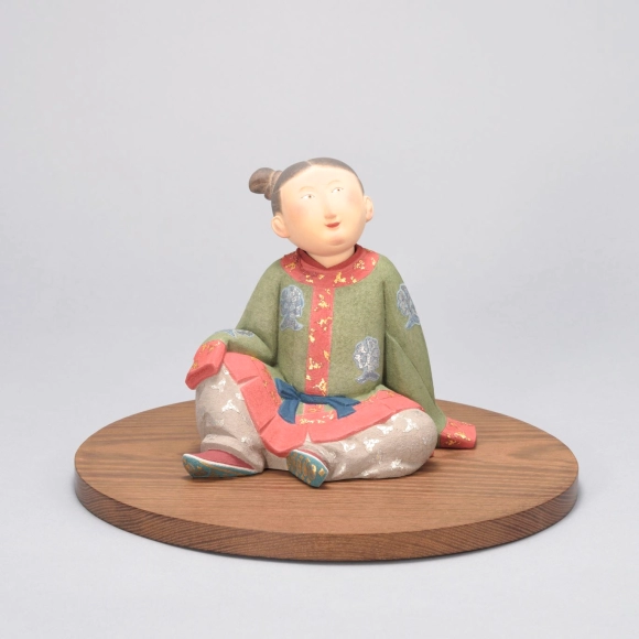 陶彫紙貼彩色「飛鳥春曜」