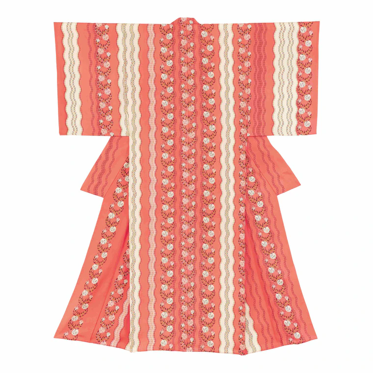 photo 木版摺更紗着物「present」