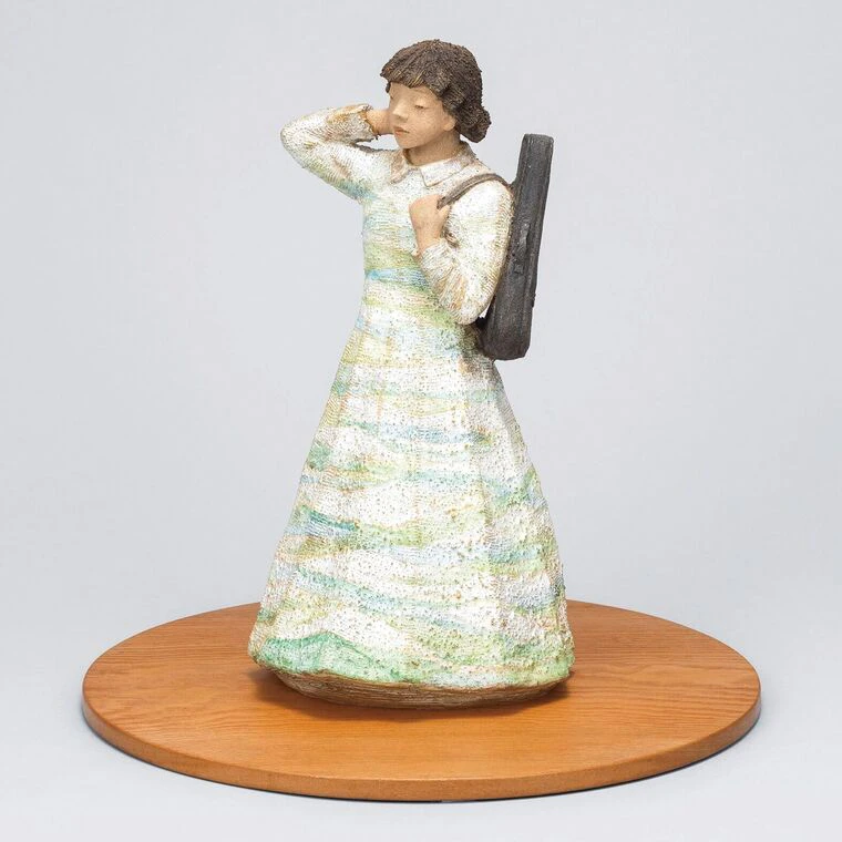 photo Ceramic Ware with Overglaze Enamel "Summer breeze"