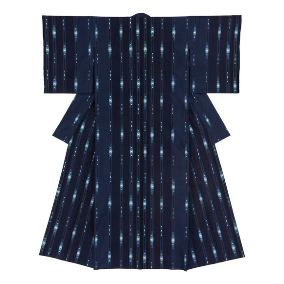 久留米絣着物「海深くから」(松枝 崇弘)｜ギャラリージャパン