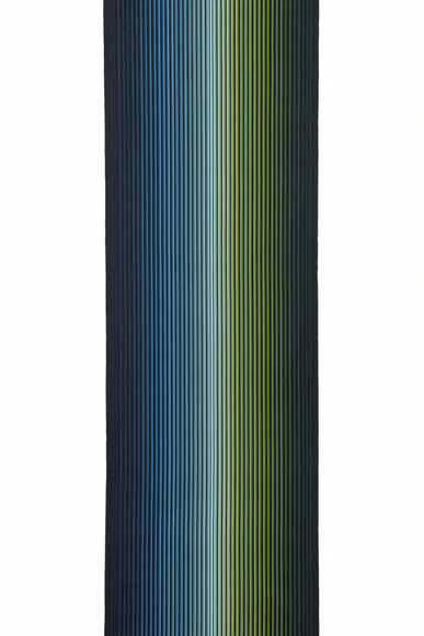 Obi Sash of Kokura Weave Cotton Cloth with Stripes 