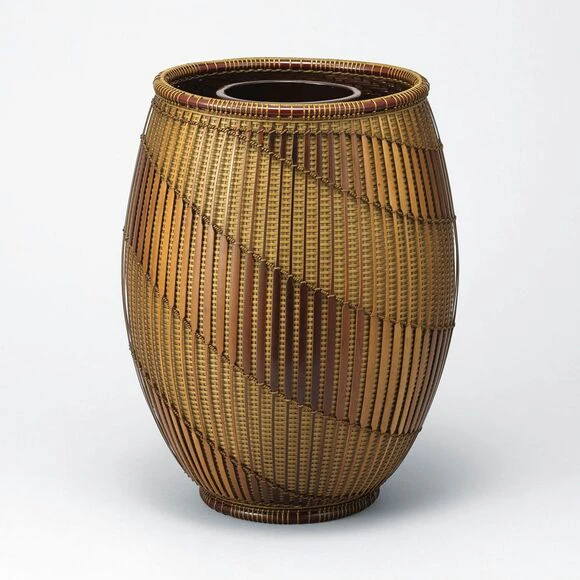 舟形花籃「帆風」(四代 田辺竹雲斎)｜ギャラリージャパン