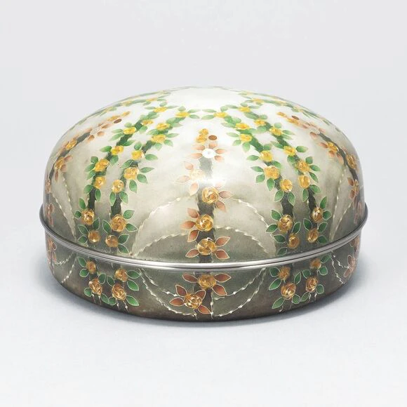 有線七宝蓋物「空、高く」 (Kumiko Muya) ｜Gallery Japan