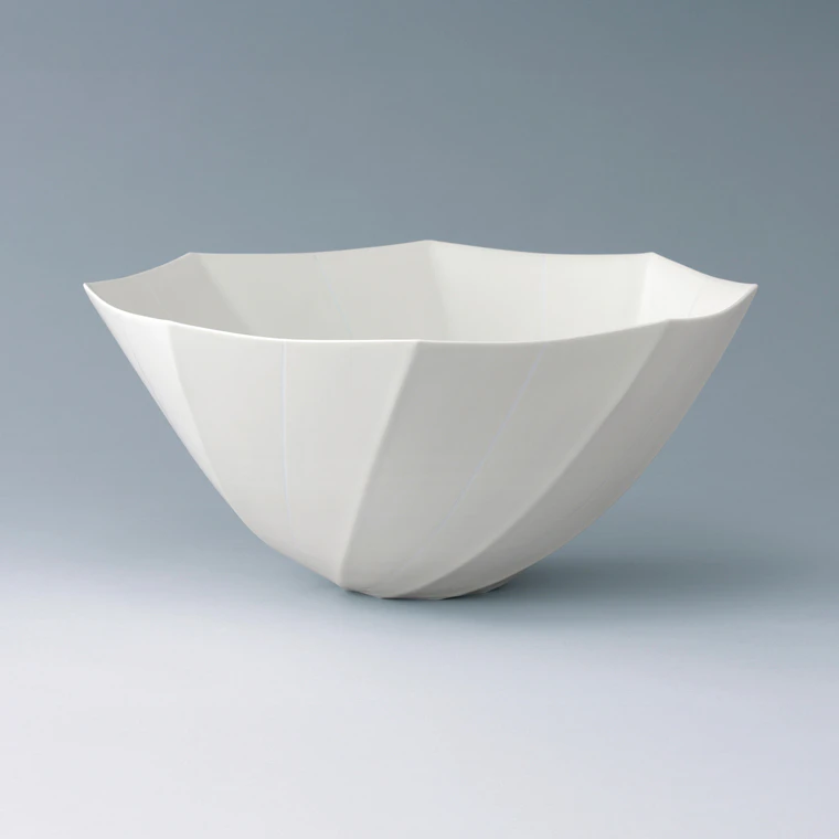photo Flower Vessel with Glaze Inlay