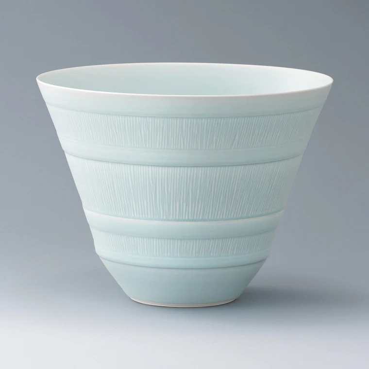 photo Icy Celadon Flower Vase