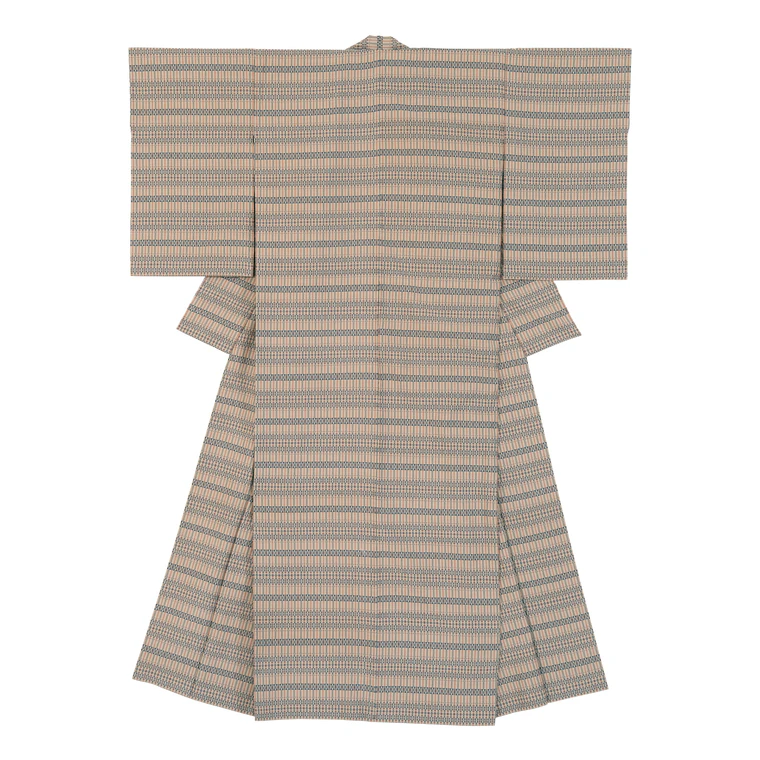 photo Kimono of Cotton Fūtsū "Early Winter Morning"