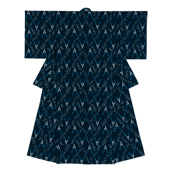 Cotton Kimono of Kasuri 