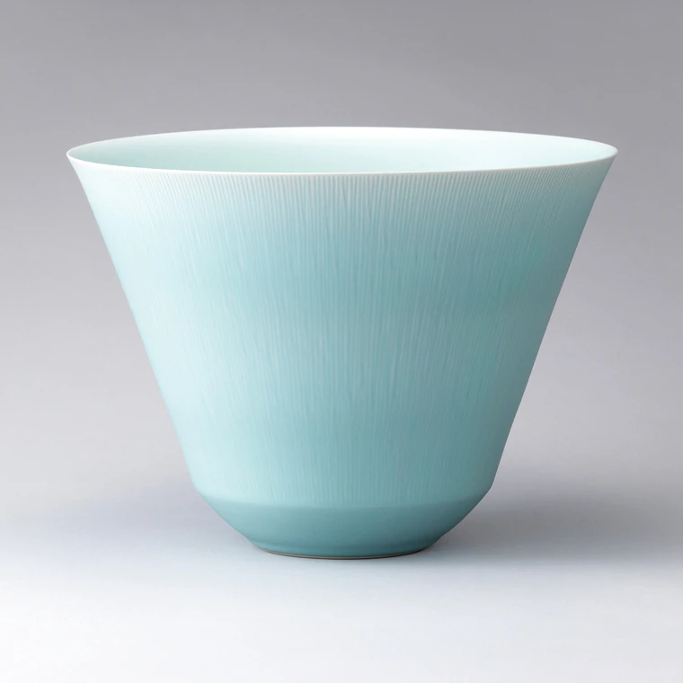 photo Icy Celadon Flower Vase