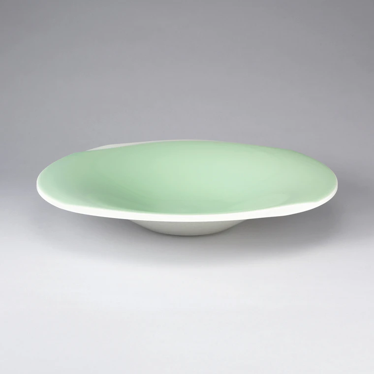 photo Bowl with Light Green Celadon Glaze