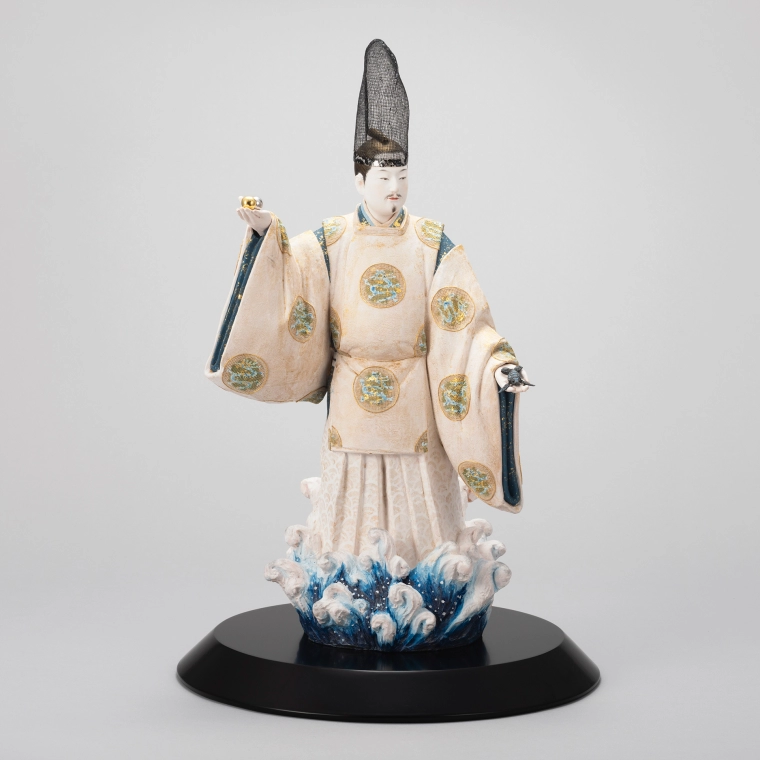 photo Ceramic Sculpture with Polychromy "Azumi no Isora"
