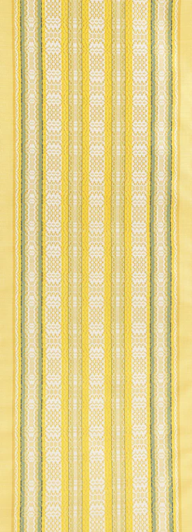 photo Obi Sash of Float Weave "Holding Mimosa"