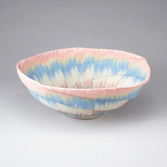 Translucent Marbled Bowl