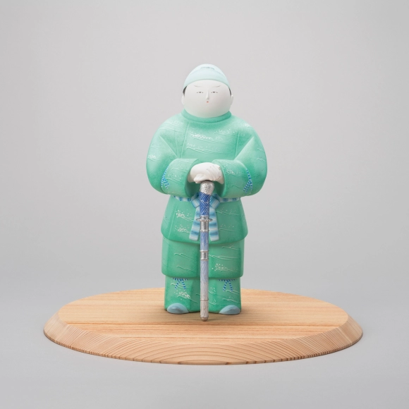 Ceramic Hollowed Sculpture with Polychromy Guardians of the Sea