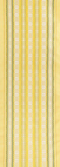 Obi Sash of Float Weave "Holding Mimosa"