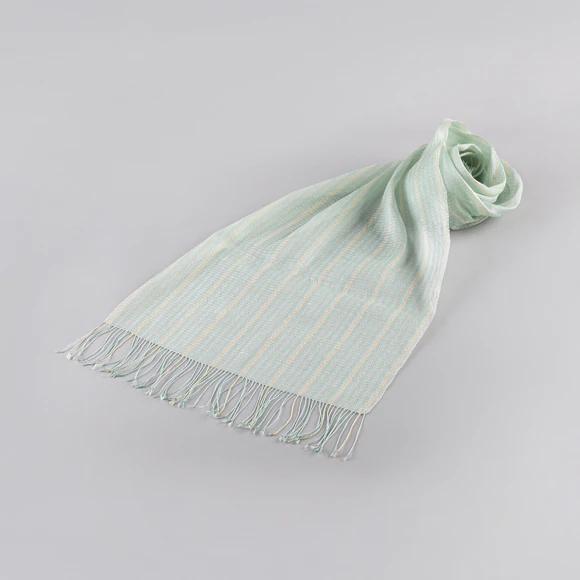 Mosha Weave Raw Silk Shawl