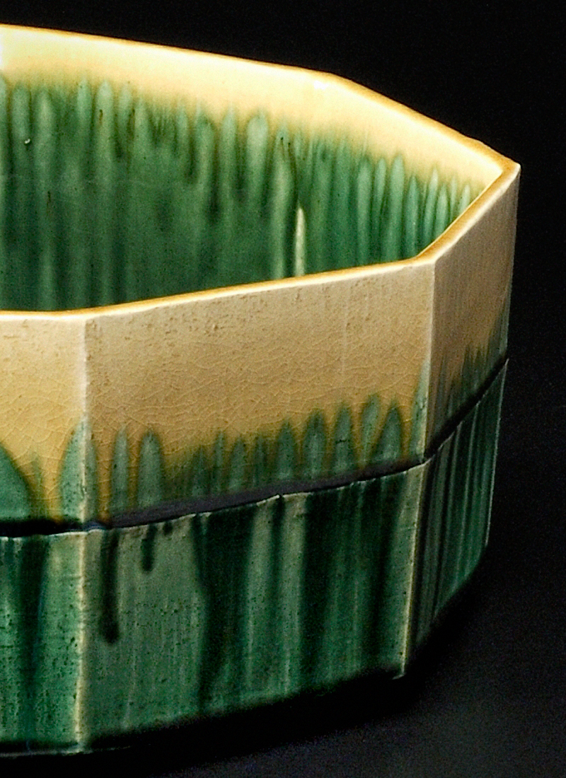 photo Bowl with Green Glaze